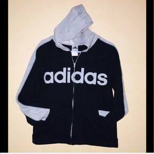 Adidas Black Hoodie Jacket